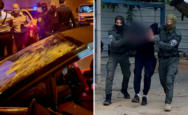מעצר חשוד בניסיון החיסול בכביש 6 (צילום: דוברות המשטרה)
